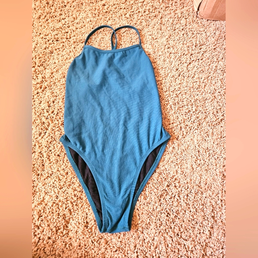 Jolyn Clothing Teal One Piece Swimsuit